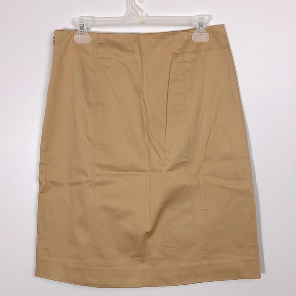 Gap Stretch Classic Tan Women's Skirt size 4 - Picture 4 of 7